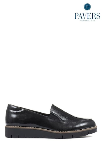 Pavers Ladies Slip-On grises Shoes (A54926) | £35