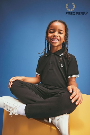 Fred Perry Kids Twin Tipped Tech Polo Shirt (A56218) | £50