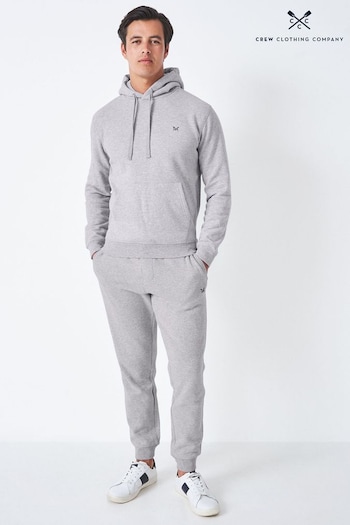 Crew Clothing KNIT Company Grey Crossed Oars Joggers (A56407) | £55