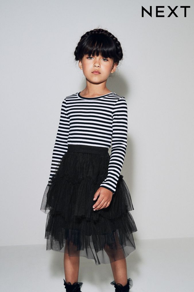 Long black shop skirt kids