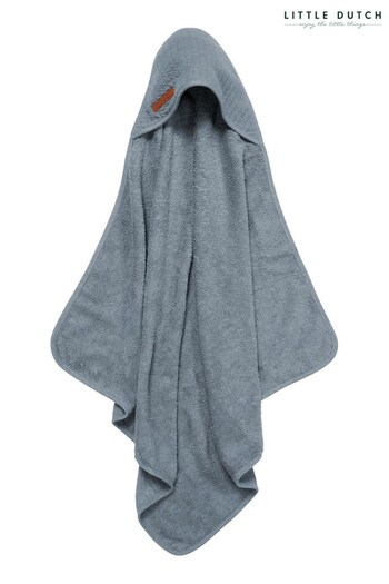 Little Dutch Blue Hooded Towel (A57567) | £23