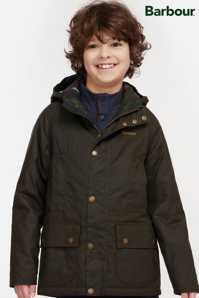 Baby barbour wax jacket hotsell