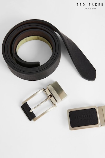 Ted Baker Black Rate Casual Belt In A Box (A58135) | £55