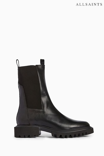 AllSaints Hallie Black Boots (A58553) | £199