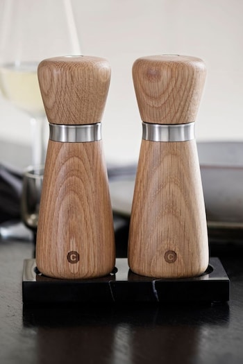 Crush Grind Natural Salt/Pepper Grinder With Stainless Steel Ring 170m (A58779) | £60