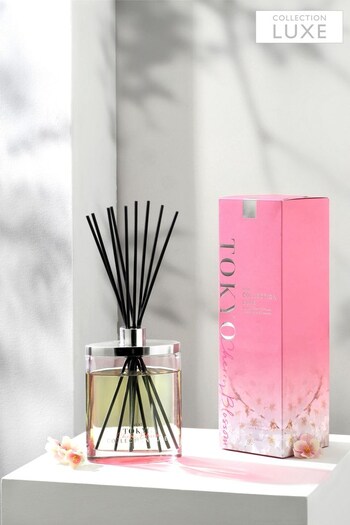 Collection Luxe Tokyo Cherry Blossom 400ml Fragranced Reed Diffuser (A61255) | £30
