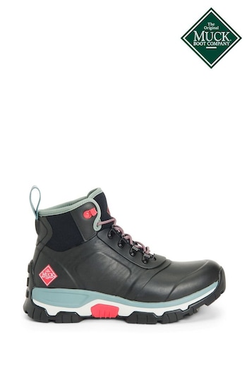 Muck Boots triangles Black Apex Lace-Up Wellies (A61634) | £195