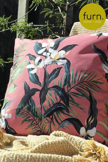 furn. Pink Honolulu Outdoor Polyester Filled Cushion (A62203) | £17