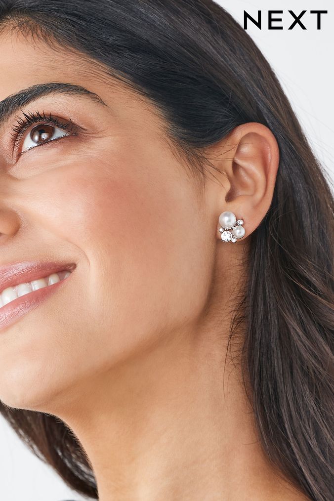 Women s Cream Earrings Next UK