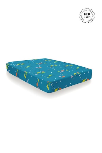 Bedlam Blue Kids Sea Life Fitted Sheet (A62342) | £16