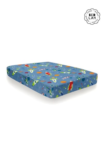 Bedlam Blue Kids Supersonic Fitted Sheet (A62352) | £10 - £16