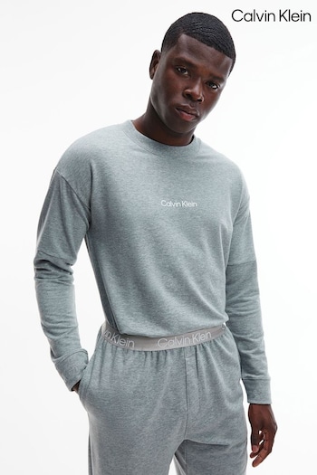 Calvin Klein Grey Structure Lounge Sweatshirt (A62564) | £70