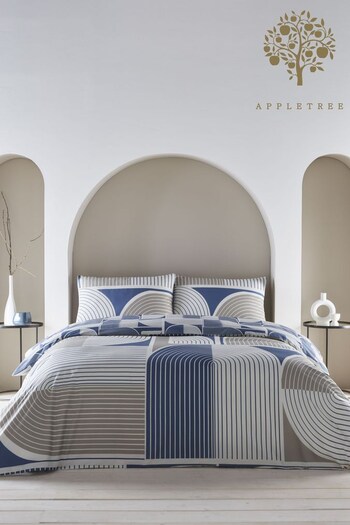 Appletree Kali Blue Duvet Cover and Pillowcase Set (A62899) | £32 - £55