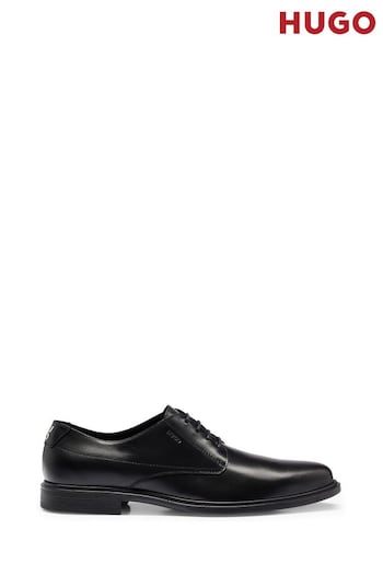 HUGO Kerr Black Back Shoes (A63231) | £199