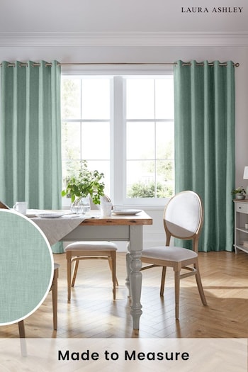 Laura Ashley Grey Easton Made To Measure Curtains (A63803) | £91
