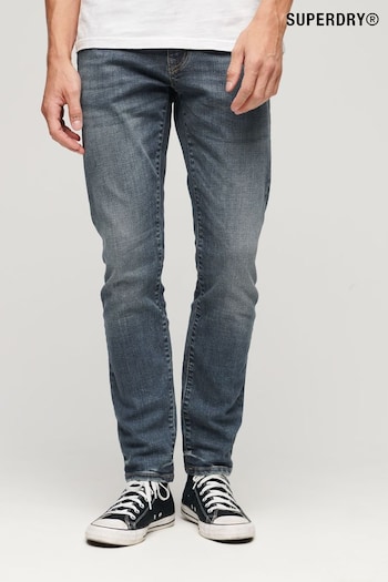Superdry Light Blue Organic Cotton kamali Jeans (A63894) | £75