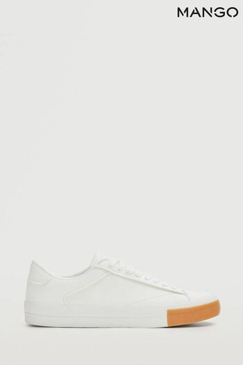 Mango Laces Basic White Sneakers (A64234) | £35.99