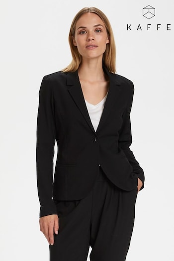 Kaffe Black Jillian Long Sleeve Regular Fit Blazer (A64754) | £80