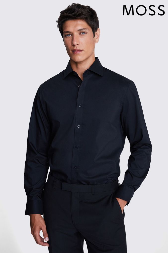 Mens black outlet shirt next