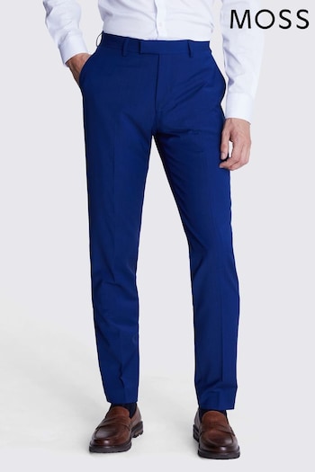 MOSS Blue Tailored Fit Royal Blue Suit: Trousers (A65625) | £90