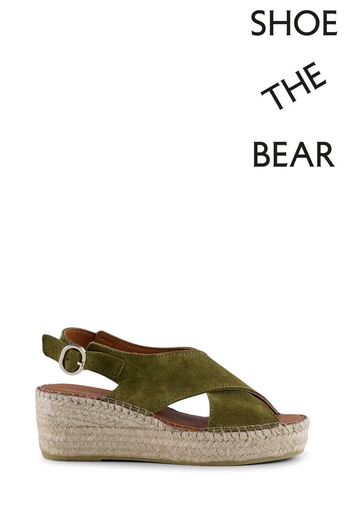 Forest shop green wedges