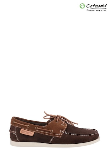 Cotswold Mitcheldean Brown Boat Nori Shoes (A66212) | £60