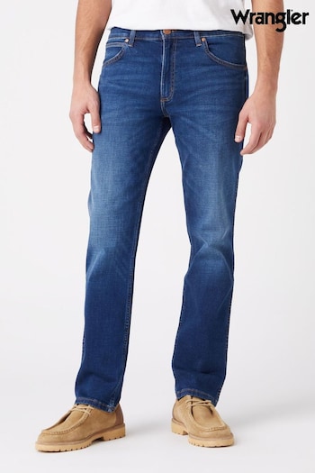 Wrangler Greensborough Straight Fit Silver Jeans (A66437) | £85
