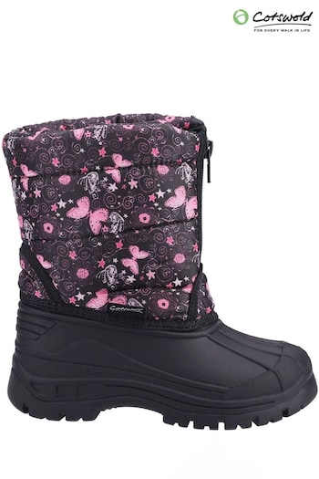Cotswold Younger Girls Purple Iceberg Zip Snow Paid Boots (A66669) | £28
