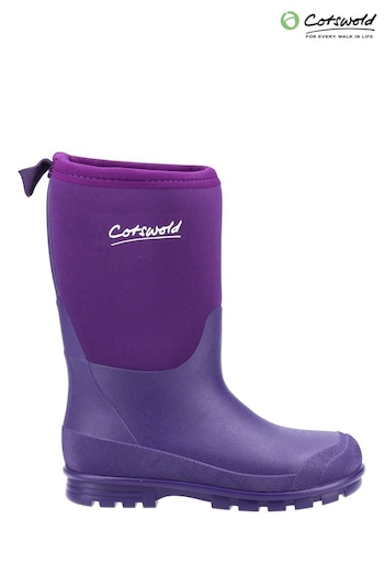Cotswold Younger Girls Purple Hilly Neoprene Wellies (A66670) | £35