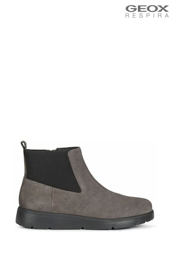 Geox Women Arlara Grey Ankle Boots (A67630) | £100