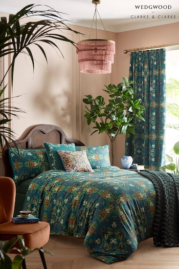 Wedgwood Green Emerald Forest Duvet Cover and Pillowcase Set (A68052) | £160 - £180