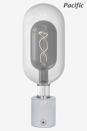 Pacific Grey Frowick Concrete Bulb Holder LED Light Bulb (A68382) | £175