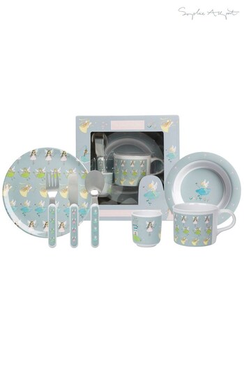 Sophie Allport Blue Princess Fairies Melamine Mealtime Set (A68446) | £30