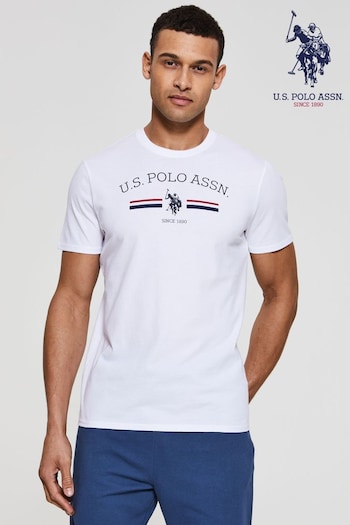 U.S. Polo Assn. Stripe Rider T-Shirt (A68802) | £28