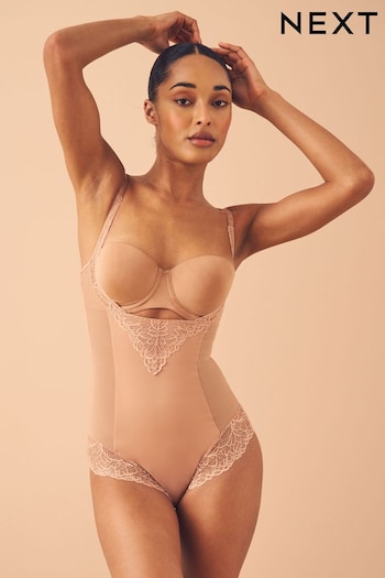 Tan Brown Firm Tummy Control Wear Your Own Bra Shaping Body (A68858) | £30