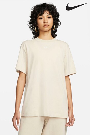 Nike blot Natural Mini Swoosh Oversized T-Shirt (A69106) | £28