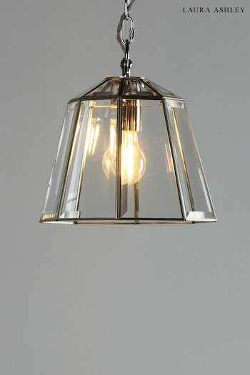 Laura Ashley Brass Clayton Glass Ceiling Light Pendant (A69755) | £120