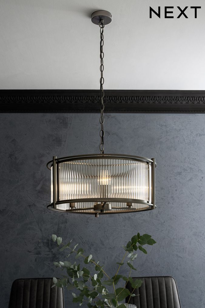 Grey chandelier deals ceiling light