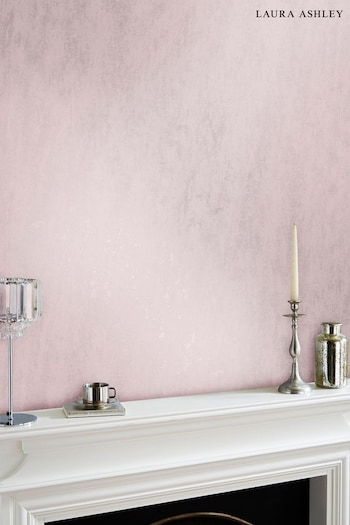 Laura Ashley Blush Pink Whinfell Wallpaper Wallpaper (A70335) | £48