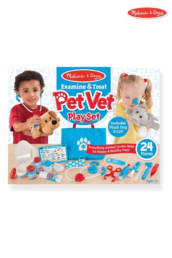 Melissa & Doug Multi Examine Treat Pet Vet Play Set (A70403) | £33