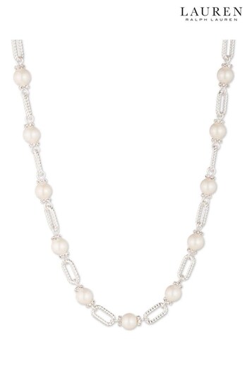 Lauren Ralph Lauren 16" Rope Pearl Collar Necklace (A70438) | £100