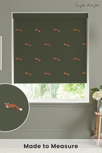 Sophie Allport Forest Green Foxes Made To Measure Roller Blind (A72285) | £58