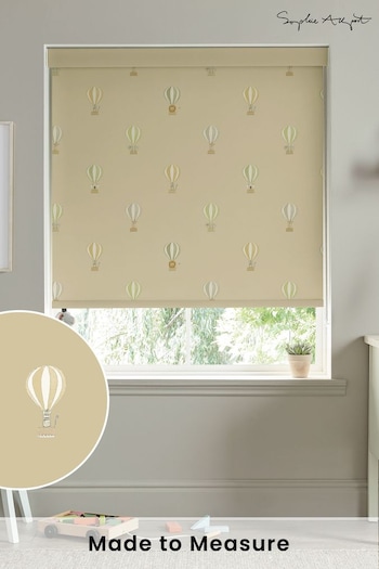Sophie Allport Pale Rust Gold Kids Bears and Balloons Made To Measure Roller Blind (A72288) | £58
