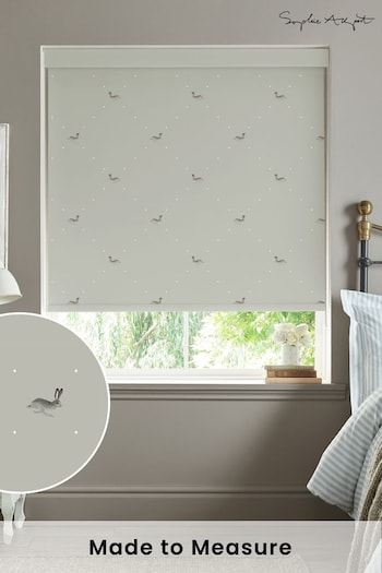 Sophie Allport Dove Grey Hare Made To Measure Roller Blind (A72298) | £58