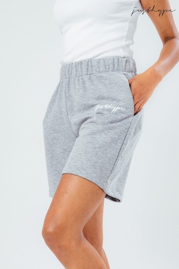 Hype. Grey Reverse Loop Back Shorts (A72398) | £30 - £40