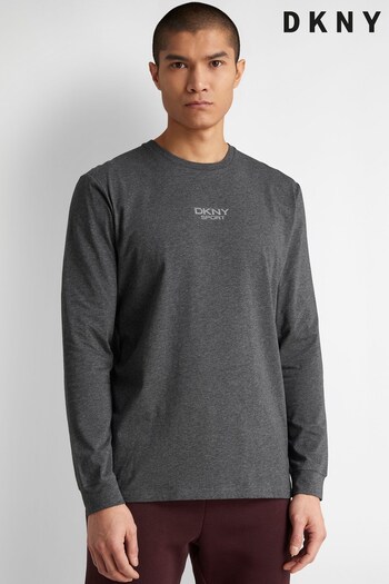 DKNY Grey Liberty Long Sleeve T-Shirt (A72576) | £20