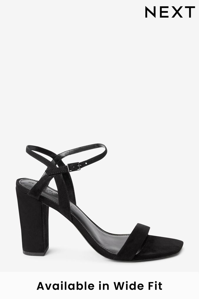 Next black sandals heels hotsell