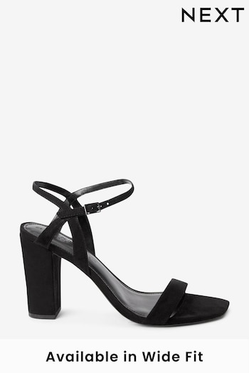 Black Forever Comfort® Block Simple Sandals (A72646) | £32