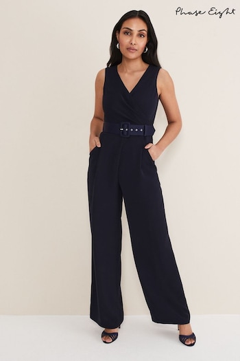 Phase Eight Petite Blue Lissia Jumpsuit (A73682) | £139