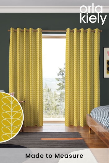 Orla Kiely Sunflower Linear Made To Measure Curtains (A73712) | £91